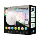 Wi-Fi Ceiling Lights 24W, RGB+W+WW, Dimmable with Bluetooth Speaker