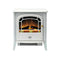 Chourchevel Optiflame Electric Stove - Matt White (2019A Model)