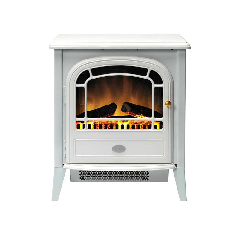 Chourchevel Optiflame Electric Stove - Matt White (2019A Model)