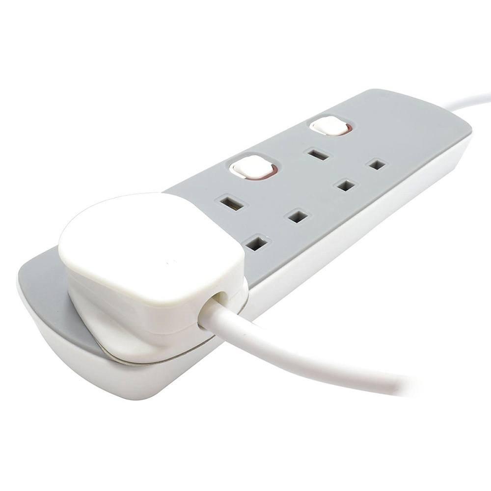 3 Gang Grey Switched Extension Lead