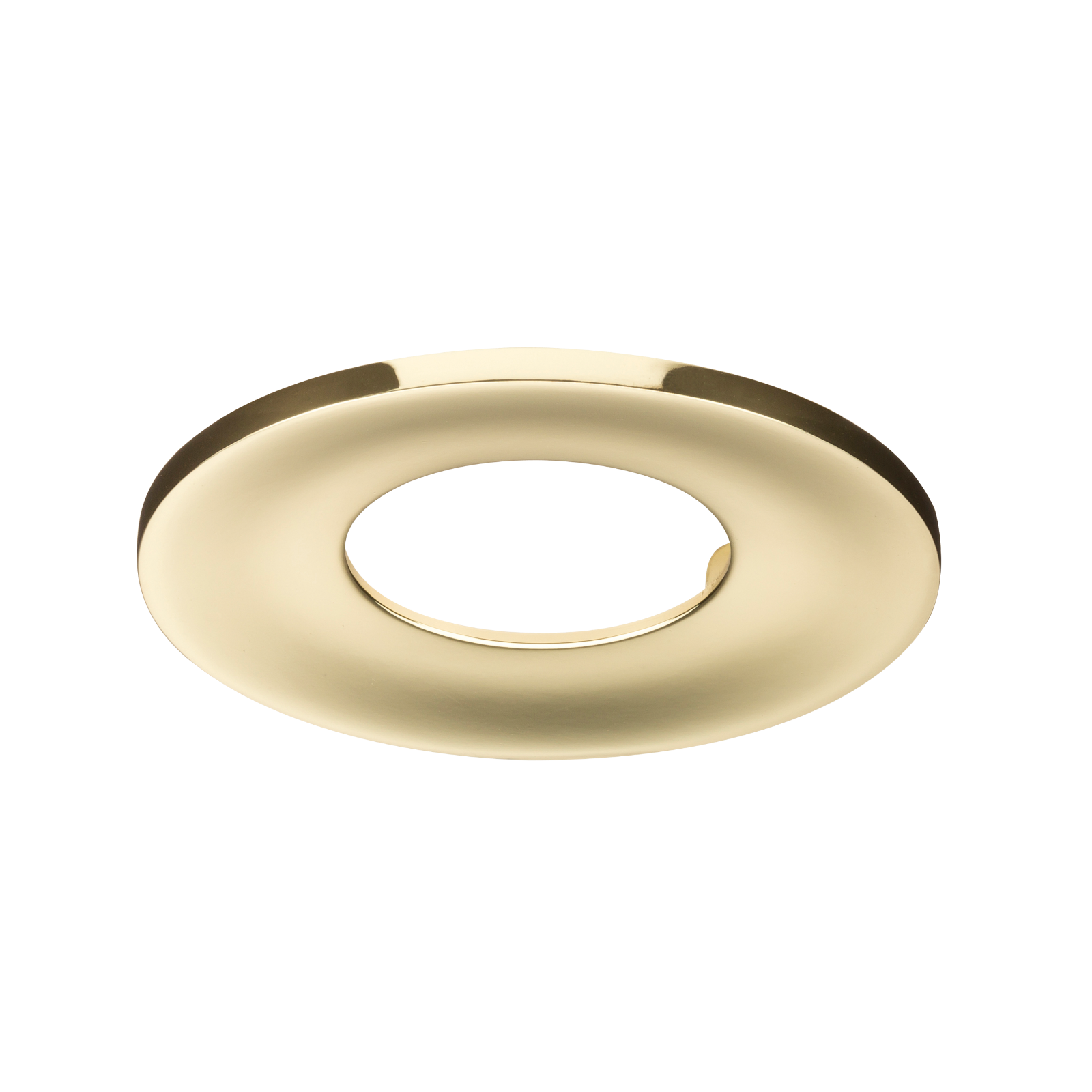 Traditional IP65 Round Fire Rated Bezels for Fixed ProKnight - Brass