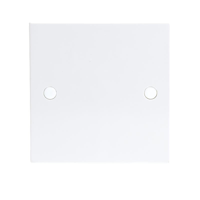 20A White Flex Outlet Single Frontplate Electric Wall Plate