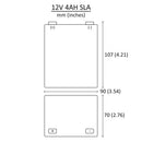 12V 4Ah Sealed Lead Acid Battery