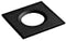 Traditional IP65 Square Fire Rated Bezels for FireKnight - Black