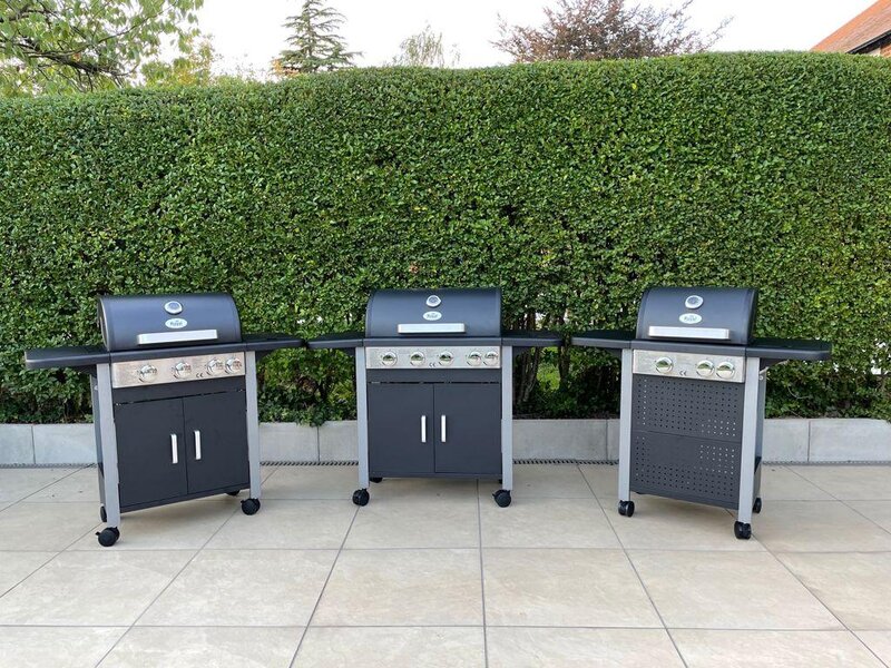 Outdoor Deluxe BBQ 4+1 Side Burner