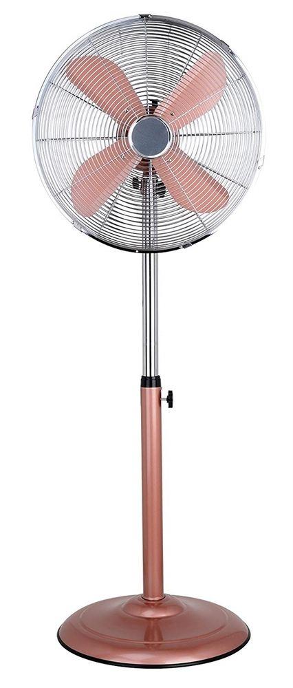 16" Rose Gold Stand Fan