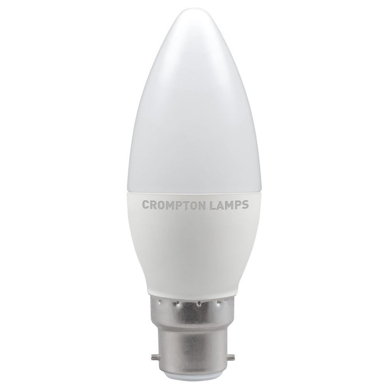 Crompton LED Candle Thermal Plastic 5.5W 2700K BC-B22d