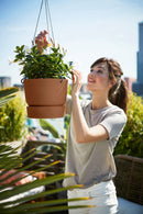 Elho Greenville Hanging Basket 24 - Flowerpot - Ginger Brown - Balconyoutdoor! - Ø 23.50 x H 20.50 cm