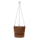 Elho Greenville Hanging Basket 24 - Flowerpot - Ginger Brown - Balconyoutdoor! - Ø 23.50 x H 20.50 cm