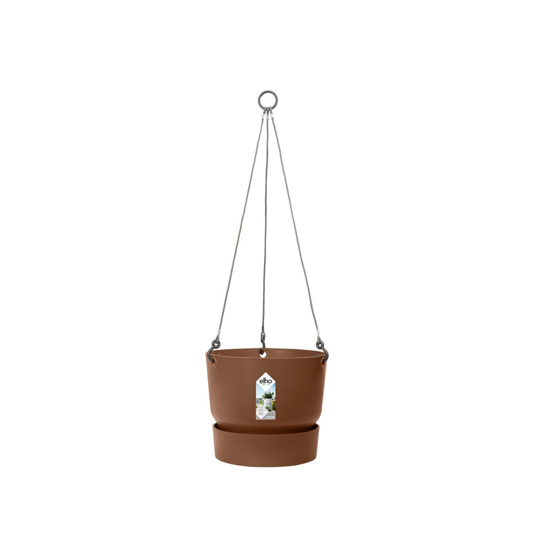 Elho Greenville Hanging Basket 24 - Flowerpot - Ginger Brown - Balconyoutdoor! - Ø 23.50 x H 20.50 cm