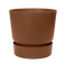 Elho Greenville Round 20 - Flowerpot - Ginger Brown - Outdoor! - Ø 19.46 x H 18.43 cm