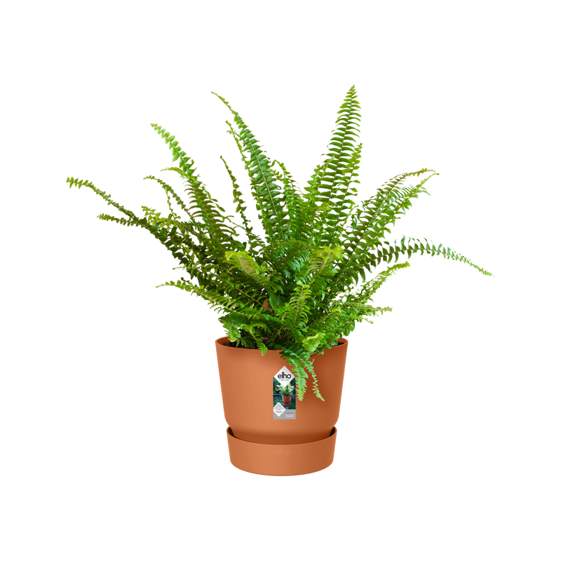 Elho Greenville Easy Hanger Single - Flowerpot - Ginger Brown - Balcony! - Ø 19.45 x H 23.73 cm