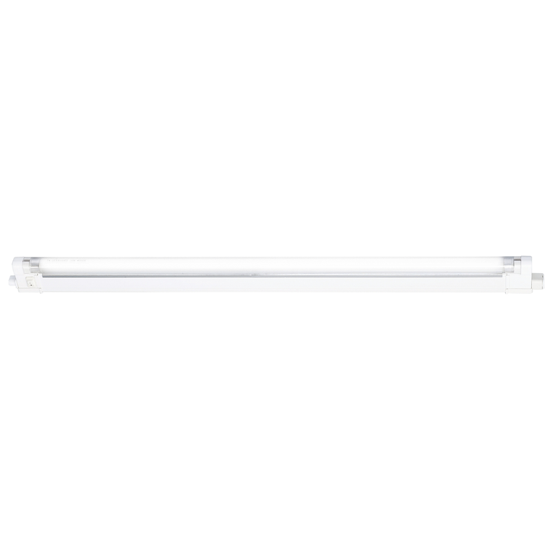 Knightsbridge IP20 16W T4 Fluorescent Fitting with Tube, Switch and Diffuser 4000K