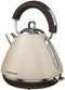 Morphy Richards Accents Pyramid Kettle & 4 Slice Toaster Set, Sand