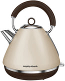 Morphy Richards Accents 1.5 Litre Pyramid Kettle, Sand