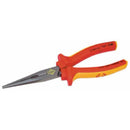 Redline VDE Insulated Straight Snipe Long Nose Pliers - 200mm