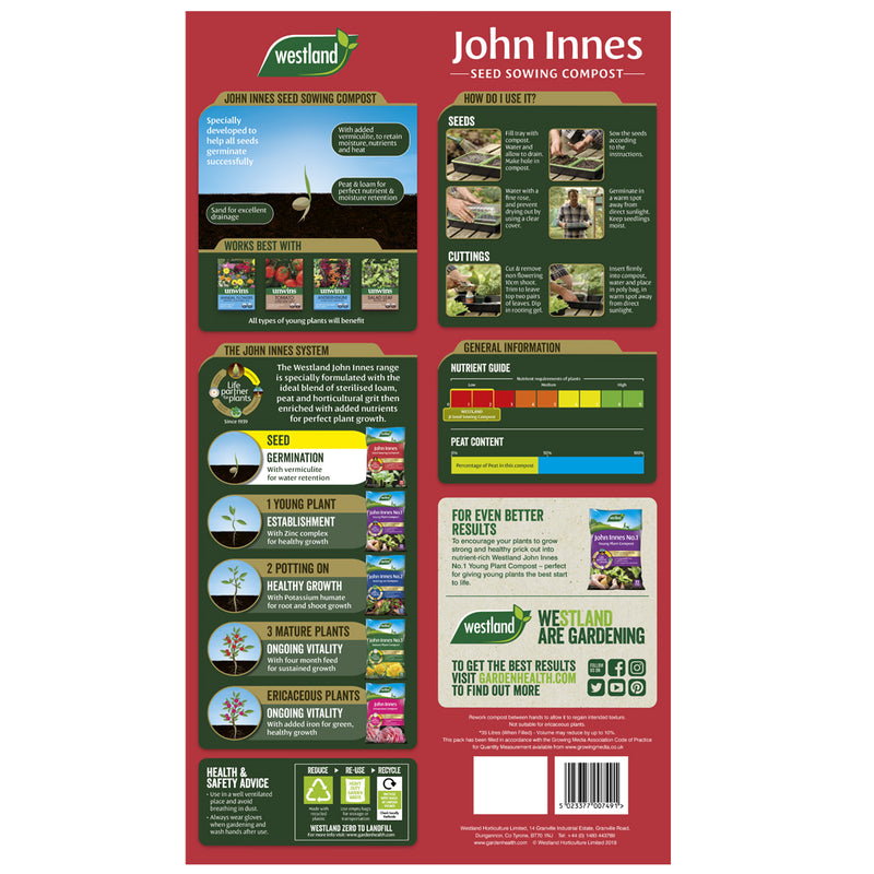 John Innes Seed Sowing Compost 35L