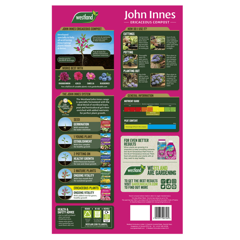 John Innes Ericaceous Compost 35L