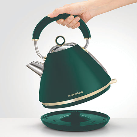 Morphy Richards Ascend 1.5L Traditional Pyramid Kettle - Green