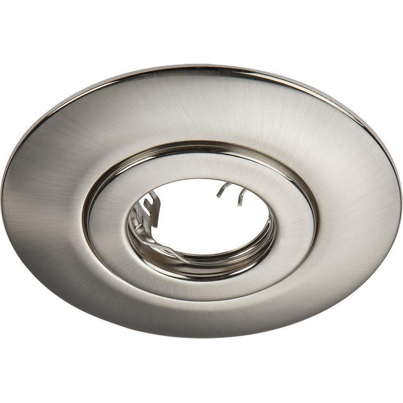 Recessed Downlight Hole Converter Kit - Brushed Chrome