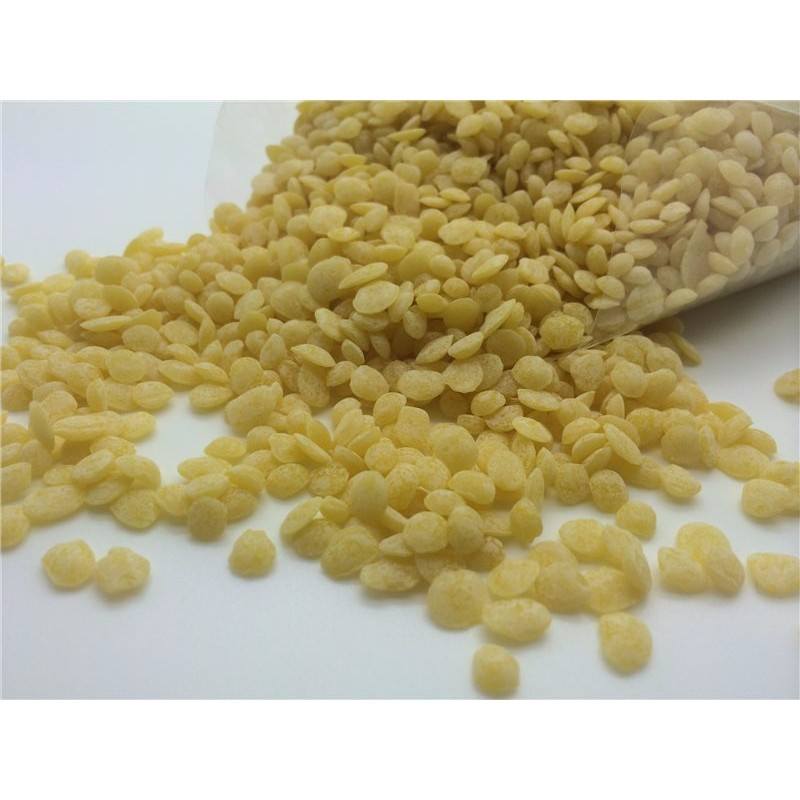Yellow Candle Making & Cosmetics Natural Beeswax Beads - 100g