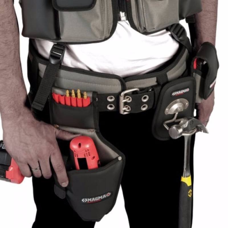 Builders Rig Heavy Duty Tool Holder Vest & Padded Belt