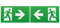 Knightsbridge Running Man Legend (kit of 2) with Left/Right Facing Arrow for EMEXIT / EMLREC / EMLSUS / EMXST