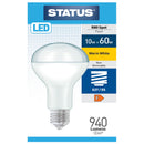 Status 10w = 60w = 940 lumens - Status - LED - R80 - Reflector Spot - E27 - Warm White