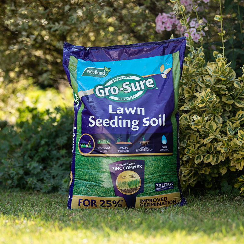 Gro-Sure Lawn Seeding Soil 30L – Phairs