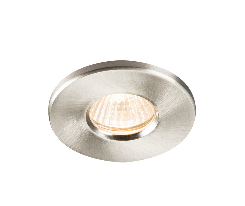 Knightsbridge IP65 GU10 Recessed Downlight - Brushed Chrome