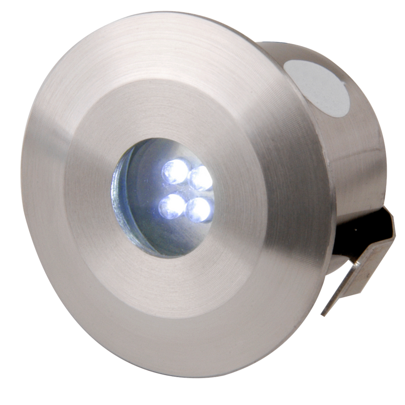 Knightsbridge IP44 Stainless Steel LED Kit 4 x 0.5W Blue LEDs