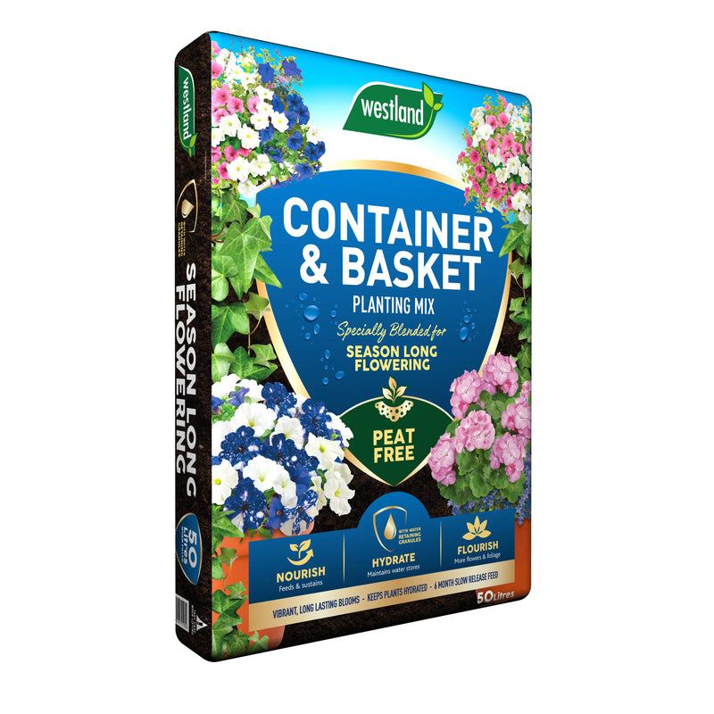 Westland Container & Basket Planting Peat Free Mix 50L