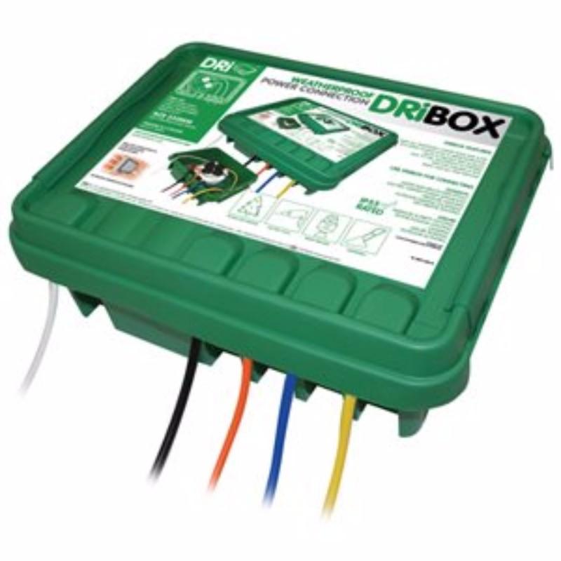 DB330G 330mm IP55 Weatherproof Connection Box - Green