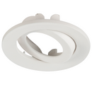 Knightsbridge Matt White Tilt Bezel for VFR8 LED IP20 Downlights