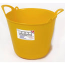 26L Heavy Duty Flexi Flexible Garden Container Storage Bucket Tub - Yellow