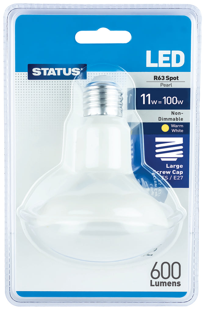 Status 11w = 100w = 600 lumens - LED - R80 - Reflector Spot - ES - Warm White