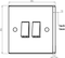 Knightsbridge 10AX 2G 2-Way Switch