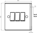 Knightsbridge 10AX 3G 2-Way Switch