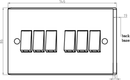 Knightsbridge 10AX 6G 2-Way Switch