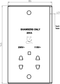 Knightsbridge 115/230V Dual Voltage Shaver Socket with Neon