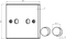 Knightsbridge 1G Plate with 2 x Dimmer Caps