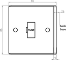 Knightsbridge 13A Fused Spur Unit with 3A Fuse Fitted