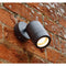 Adjustable IP65 Aluminium Black Indoor Outdoor Single Wall Light