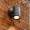 Fixed IP65 Aluminium Black Indoor Outdoor Single Wall Light