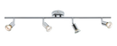 Knightsbridge 230V GU10 Quad Bar Spotlight - Chrome