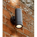 Fixed IP65 Aluminium Black Indoor Outdoor Double Wall Light