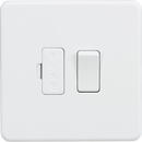 Knightsbridge Screwless 13A Switched Fused Spur Unit - Matt White