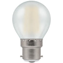 Crompton LED Round Filament Dimmable Pearl 5W 2700K BC-B22d