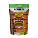 Ronseal 950ml Ultimate Fence Life Concentrate Pouch, Medium Oak