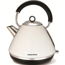 Morphy Richards Accents 1.5 Litre Pyramid Kettle, White